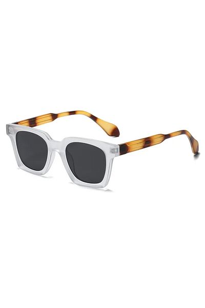 Toz Vintage Sesira Leopard Detailed Vintage & Retro Unisex Sunglasses