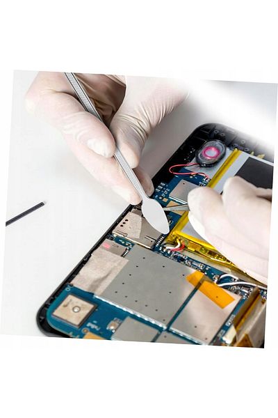 Rosfix Metalowe Łopatki, szpatułki do otwierania telefonów, nakładania topnika zestaw 3szt. (6 końcówek)