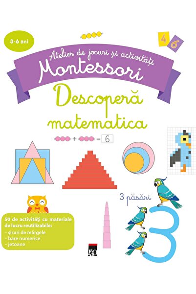 Editura Rao Books Atelier de jocuri si activitati Montessori 3-6 ani