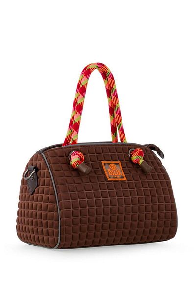 Bilik Deri Scuba Brown Women's Handbag Speedy-M