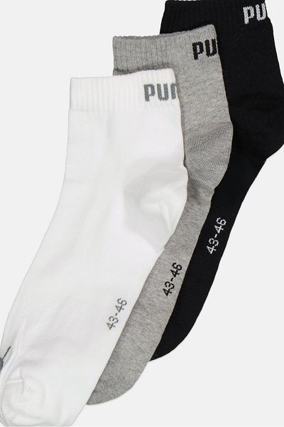 Puma جوارب رجالية، 3 أزواج، متعددة الألوان
