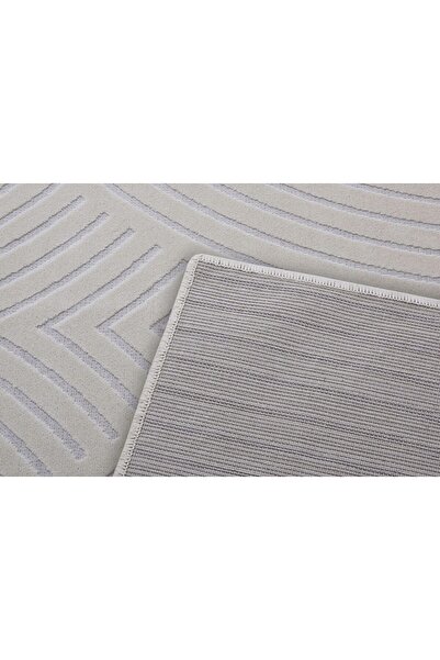 luna home Sibiu Faron thin cotton rug, Scandinavian design cream 160x230 cm