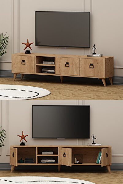 Eymense Mona 180 cm TV Sehpası Meşe