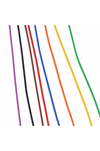 Rosfix Przewód typu kynar AWG 0.25mm wielokolorowy 200m