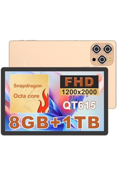 CIDEA C idea 10.36 Inches Tablet, Android 15 Tablet With 2K Screen, 8GB RAM 1TB ROM, Snapdragon QT615, 100