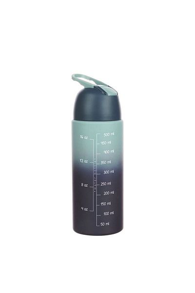 Cosiness Beautiful Life Colorful 500 ml Gray Pc Flask - Water Bottle