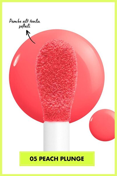 NYX Professional Makeup Fat Cheeks Islak Bitişli Likit Allık - 5 Peach Plunge