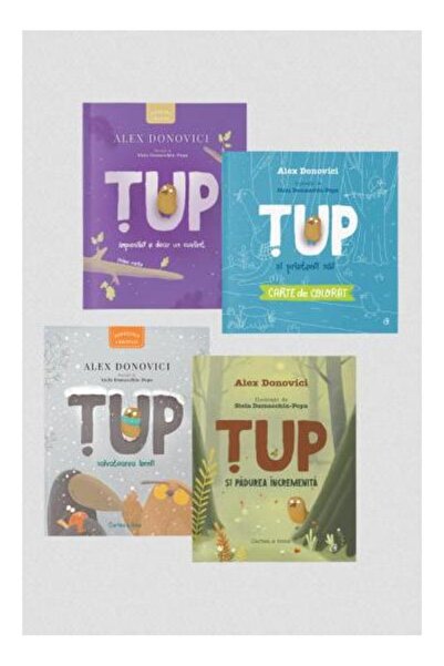 Editura Curtea Veche Pachet 4 carti Aventurile lui Tup (1. Tup. Imposib