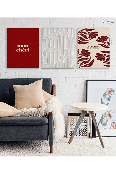 VOBA STORE SET DE MASA MODERNĂ MDF 3 PIESE