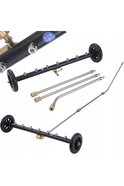 Rosfix Lanca do mycia podwozia 275 bar 7 dysz 40° szybkozłączka 1/4” 3 lance 126cm