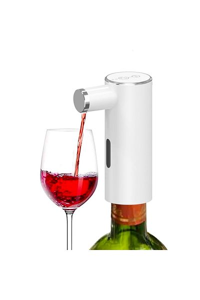 VRSmarty VRSmarty smart electric dispenser for wine and drinks, 500 mAh battery, Rechargeable, White