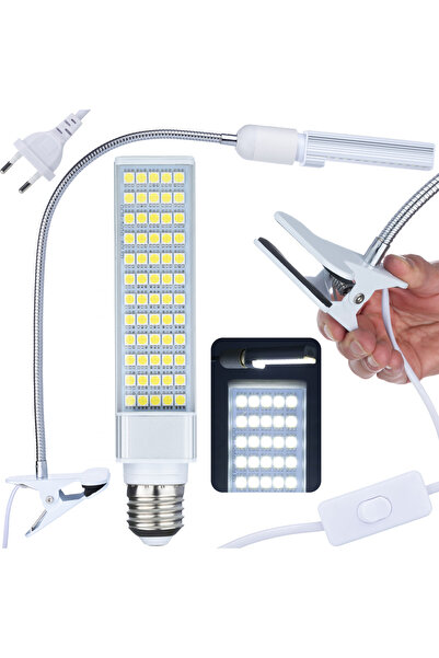 Rosfix Iluminator de microscop tip gât de lebădă cu clemă 60xLED