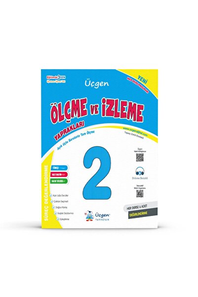 Üçgen Yayıncılık 2.SINIF - SÜREÇ ve ÖLÇME DEĞERLENDİRME – Sınav Kitabı – Her Ders için 6 Sınav - Tam Ölçme Yaprakları
