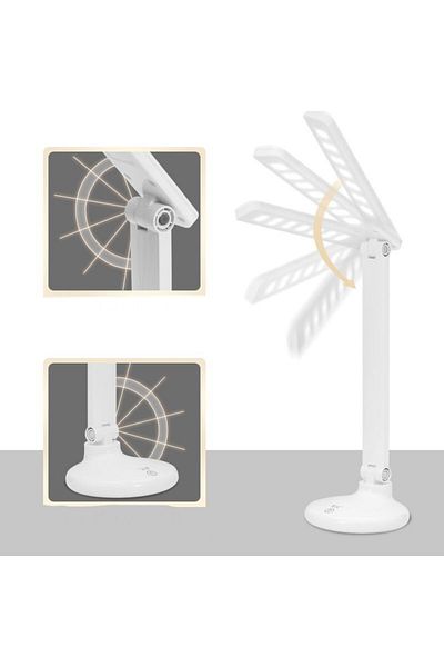 Tescomak LED desk lamp with eye protection, USB charging port, 3 white lighting modes