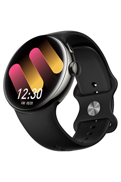 Smart Vibe Έξυπνο ρολόι Ultra AMOLED ViBE™ ONE PRO με Bluetooth Κλήσεις, Fitness Tracker, Κομψός Σχεδιασμός, ΟΛΟ το Μαύρο