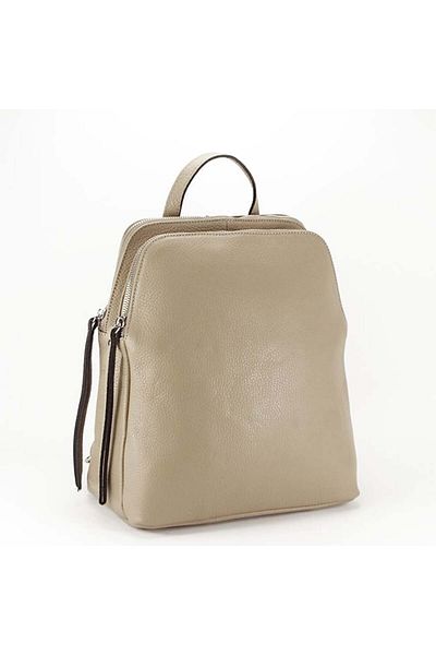 SOFILINE Beige genuine leather backpack, Andra 123