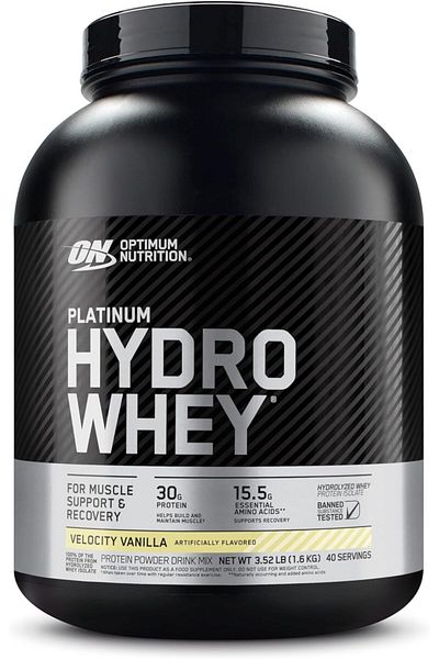 Optimum Nutrition (ON) Platinum Hydrowhey Protein Powder - Velocity Vanilla