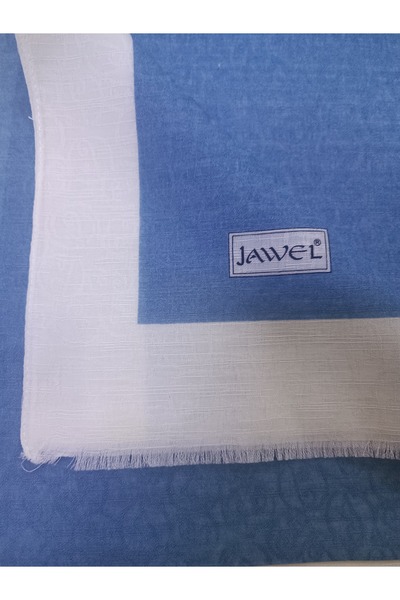 JAWEL Βαμβακερό σάλι με μονόγραμμα που δεν ιδρώνει