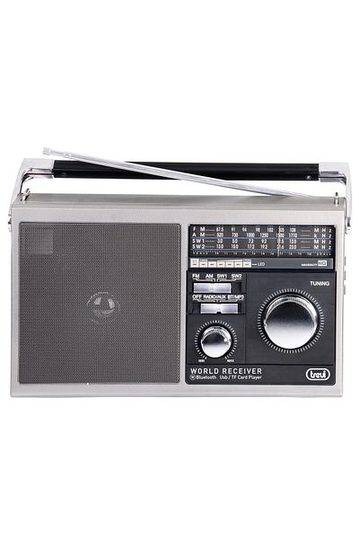 Trevi Portable multiband Farmer Radio, Bluetooth, USB port, Micro SD, AUX input, headphone output, Italy