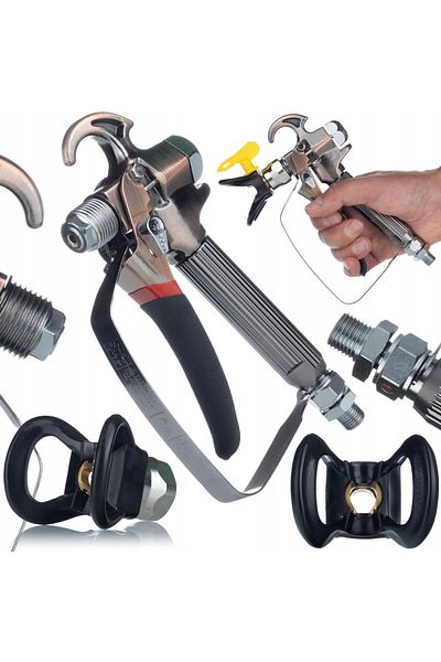 Rosfix Pistolet do agregatu malarskiego TurboJet TJ1 + Dysza Malarska Ultra Spray Model 513