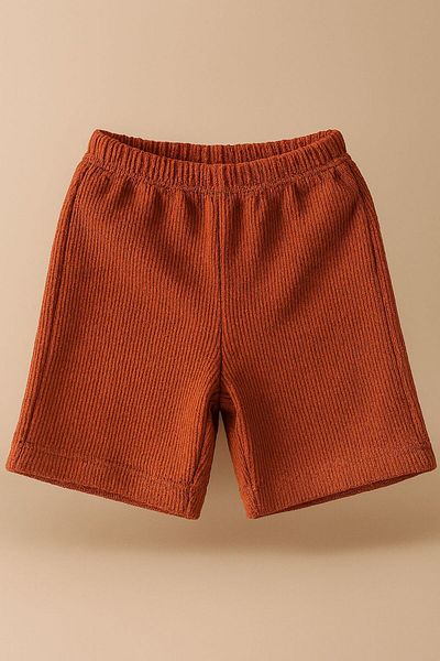 Mai Perla Children's Bottom Suit Waffle Shorts Comfortable Elastic Bottom Suit 1-5 Years