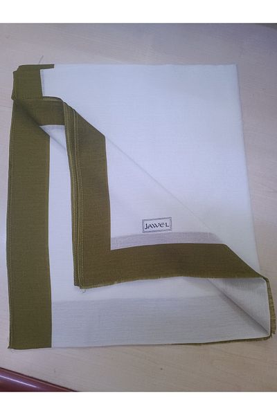 JAWEL Cotton Anti-Sweat Monogram Shawl