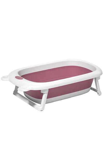 Little Mom Cadita pliabila Little Mom Bear Pink cu senzor de temperatura