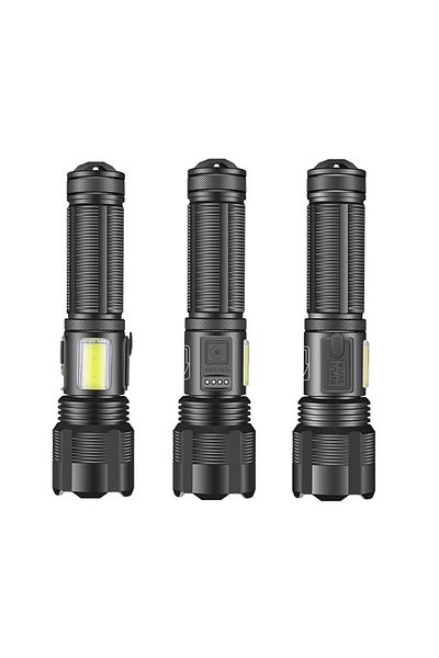 Rosfix Latarka taktyczna LED 6 trybów Black Sniper