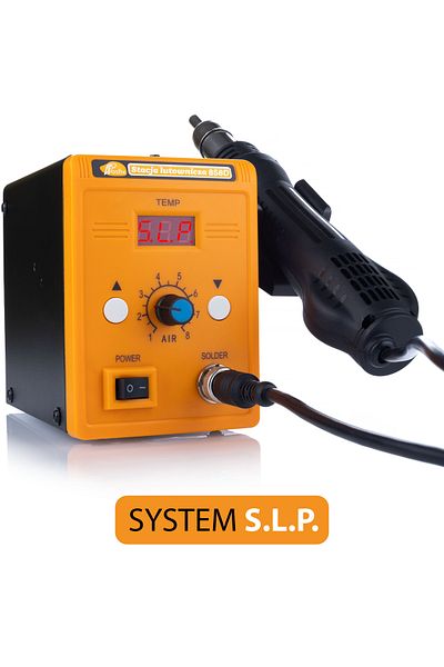 Rosfix Zestaw Stacja Lutownicza 858D Hot-Air + Dysza But + Zestaw Spoiw