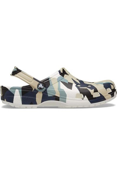 Crocs Clogs Classic Geo Camo Clog 39-40 EU - M7/W9 US Alb - White/Multi