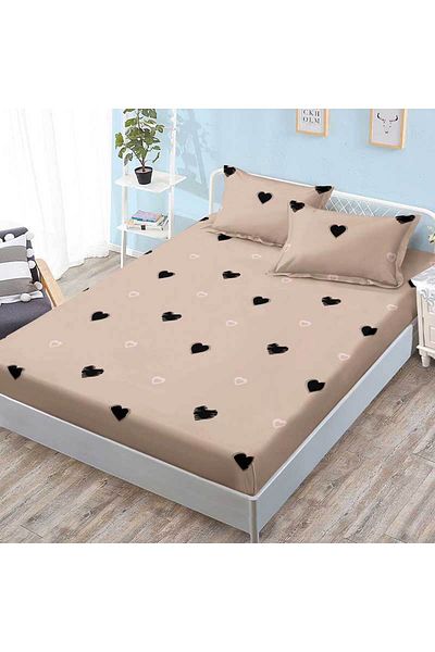 Patul Bed cover with elastic + 2 pillowcases, Pucioasa, Double bed 180x200