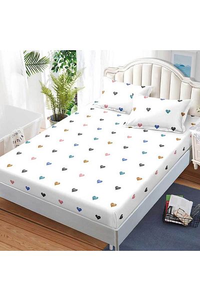 Patul Bed cover with elastic + 2 pillowcases, Pucioasa, Double bed 180x200