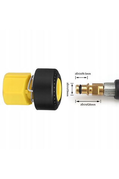 Rosfix ClickFit M22 Adapter do Kärcher K2-K7 - Złącze Click | Gwint M22x1,5 | Adapter do węża ciśnieniowego