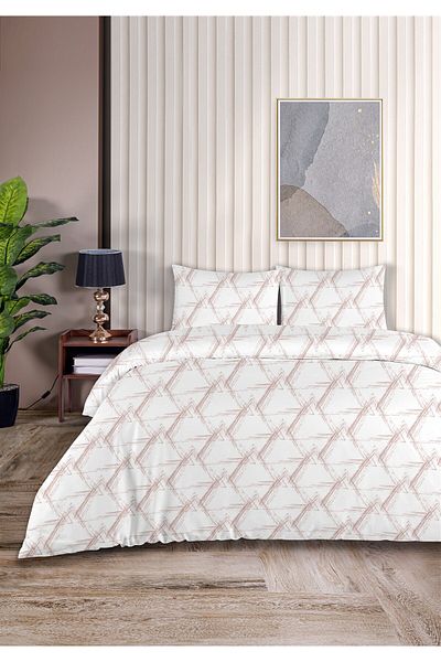 Evim Glame 100% Cotton Akfil Cotton Single Duvet Cover Set 160X220Cm Dark Powder