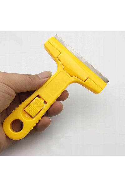 Rosfix Skrobaczka do usuwania naklejek kleju etykiet żółta 16,5cm