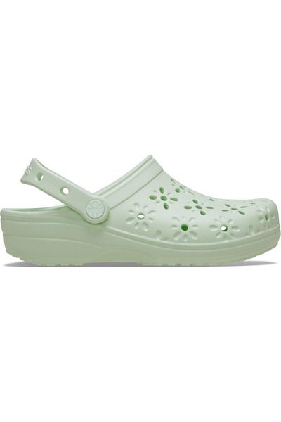Crocs Classic Floral Cut-Out Clog 39-40 EU - M7/W9 US Green - Jade Tint