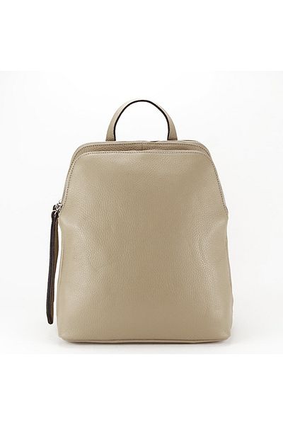 SOFILINE Beige genuine leather backpack, Andra 123