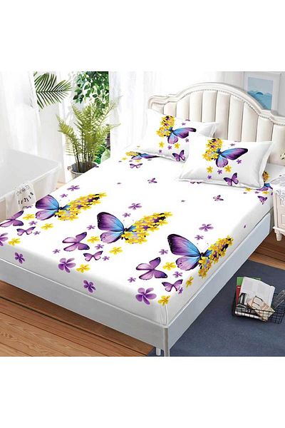 Patul Bed cover with elastic + 2 pillowcases, Pucioasa, Double bed 180x200