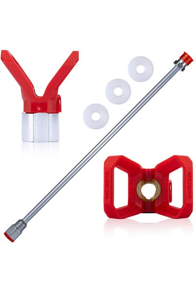 Rosfix Lanca do pistoletu malarskiego 100cm + 3x Uszczelka do pistoletu malarskiego 1szt.+