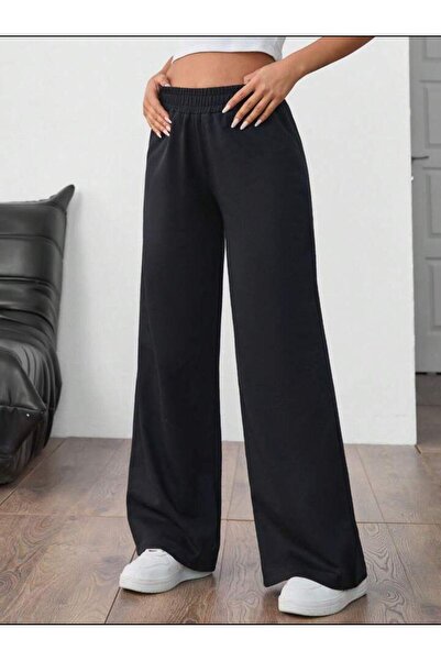 Le Vion Γυναικεία εποχιακά φαρδιά παντελόνια φόρμας με δύο κλωστές