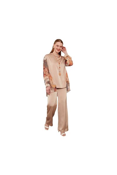 Levidor Patterned Chiffon 2 Piece Set