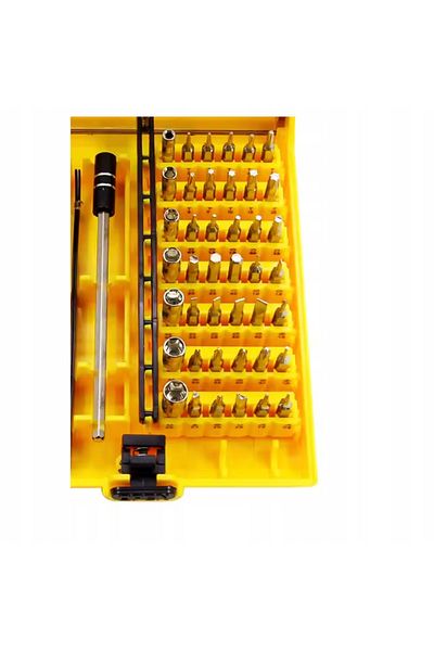 Rosfix ProFix MasterSet 45w1 - Zestaw serwisowy precyzyjny | Śrubokręt | Magnetyczne bity | Przedłużka