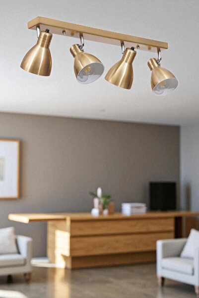 Lumexx OTİS 4 LÜ SIRALI ESKİTME PLAFONYER AVİZE