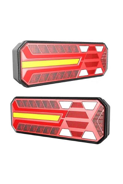 BGRJ Automotive LED taillights B927 46cm, 5 functions, dynamic signaling, fog, 12-24V