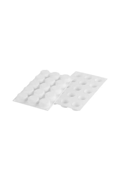 silikomart Silicone Cake Mold, Essenziale 30 Ml, 15 Cavities