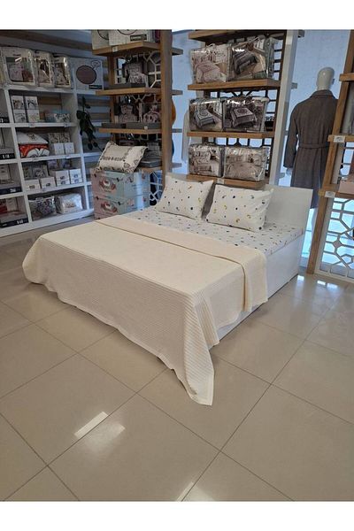 Sudemhome Double King Size Cotton Pique Set with Pool