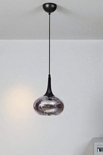 Lumexx ZARA TEKLİ SİYAH FÜME CAMLI SARKIT