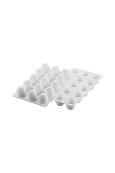 silikomart Silicone Cake Mold, Dome 40 Ml, 15 Cavities