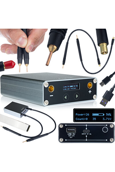 Rosfix Aparat de sudură prin puncte SM65A pentru celule cu afișaj Silver Mete...