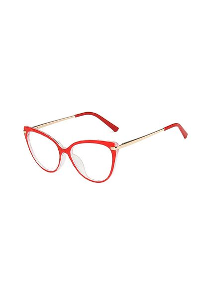 Toz Vintage Red Yorina Blue Light Protection Vintage & Retro Glasses |   Non-Snail Model